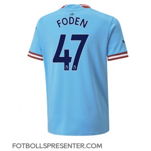 Manchester City Phil Foden #47 Hemma Matchtröja 2022-23 Kortärmad